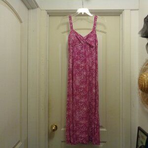 RETRO DESIGNER ALFANI INTIMATES PAINTBOX SOFT GOWN M